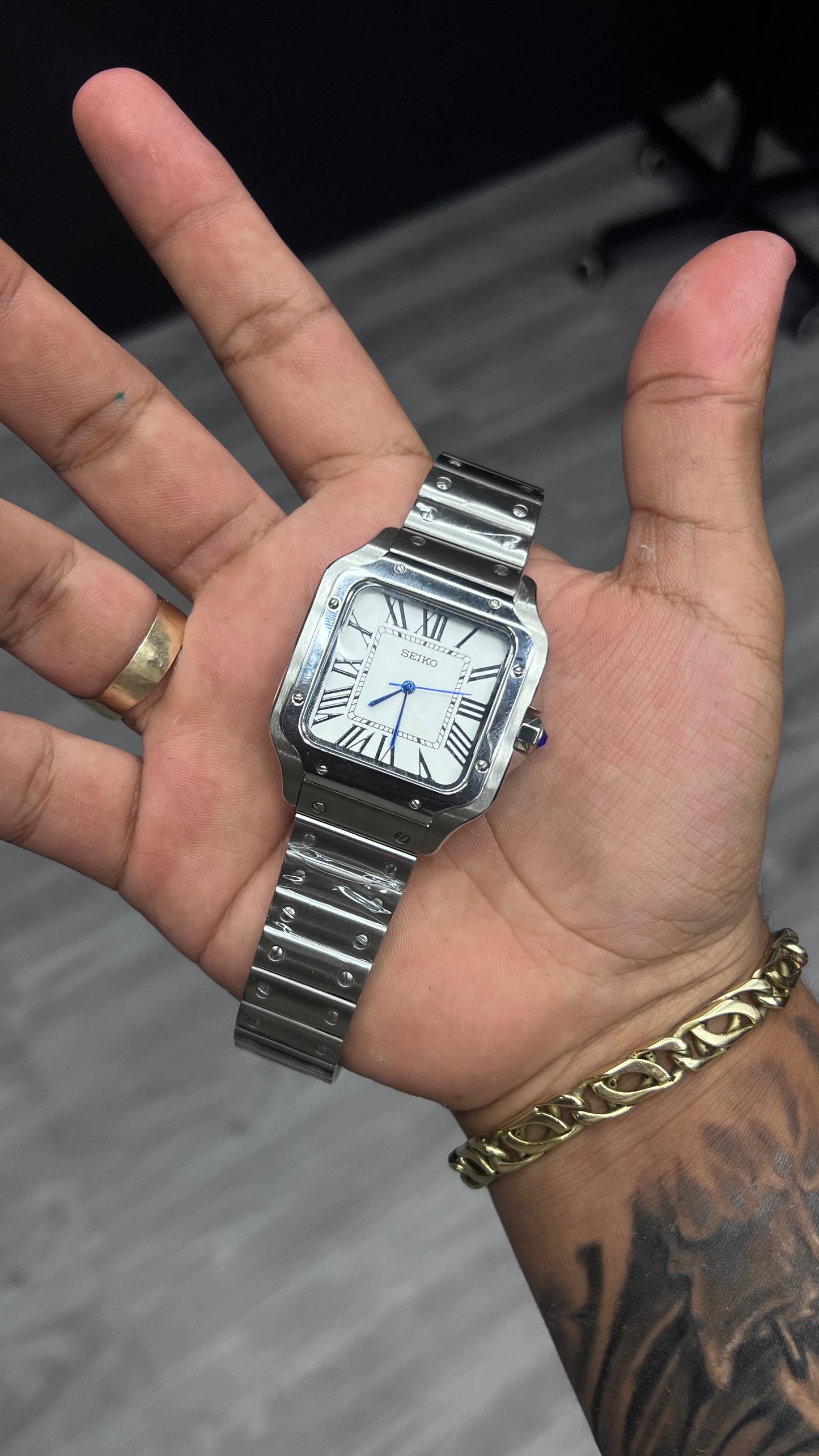 SEIKO MOOD CARTIER BLANCO