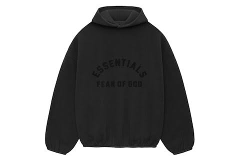 Sudadera con capucha de nailon Fear of God Essentials Core Collection Negro /
Negro