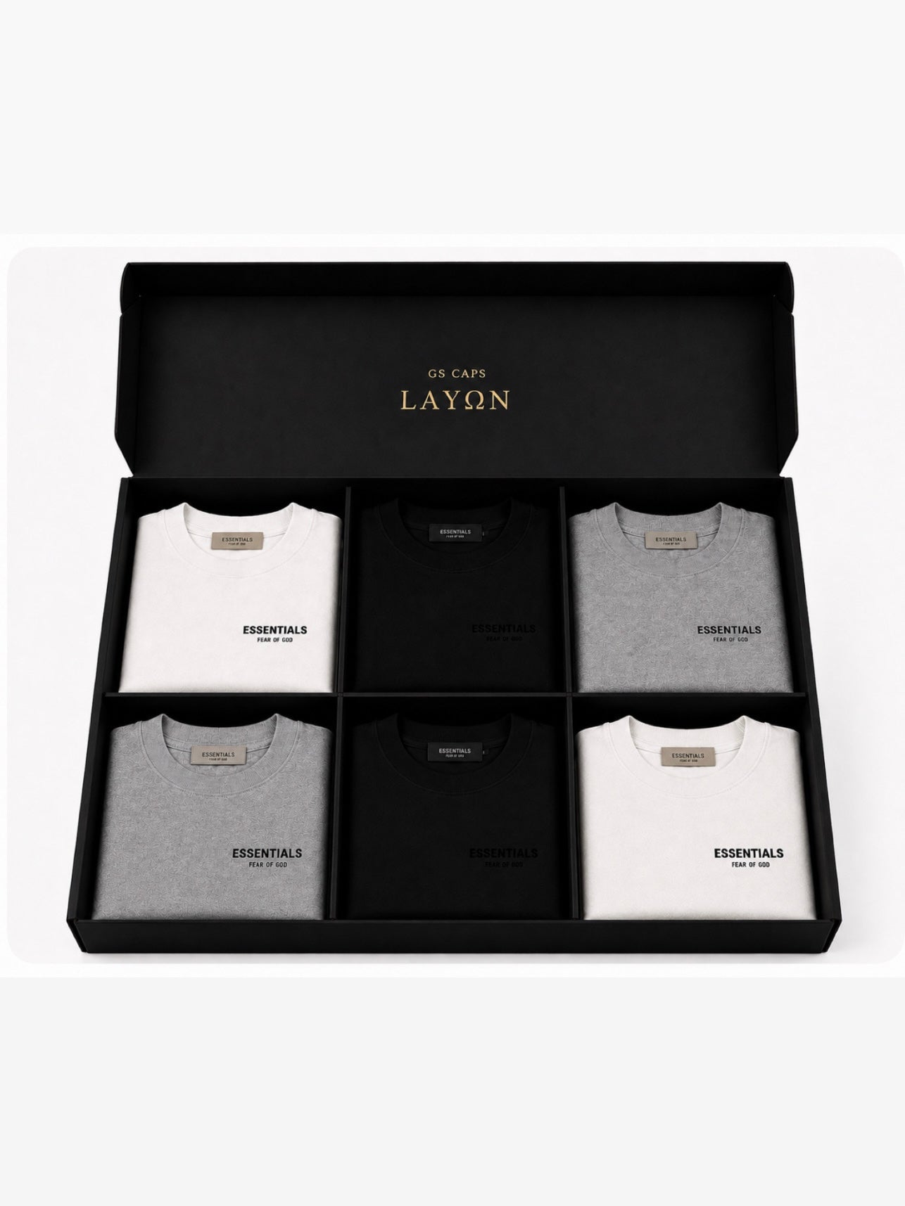 PACK 6 PLAYERAS ESSENTIALS