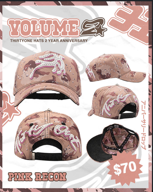 31 HATS PINK RECON
