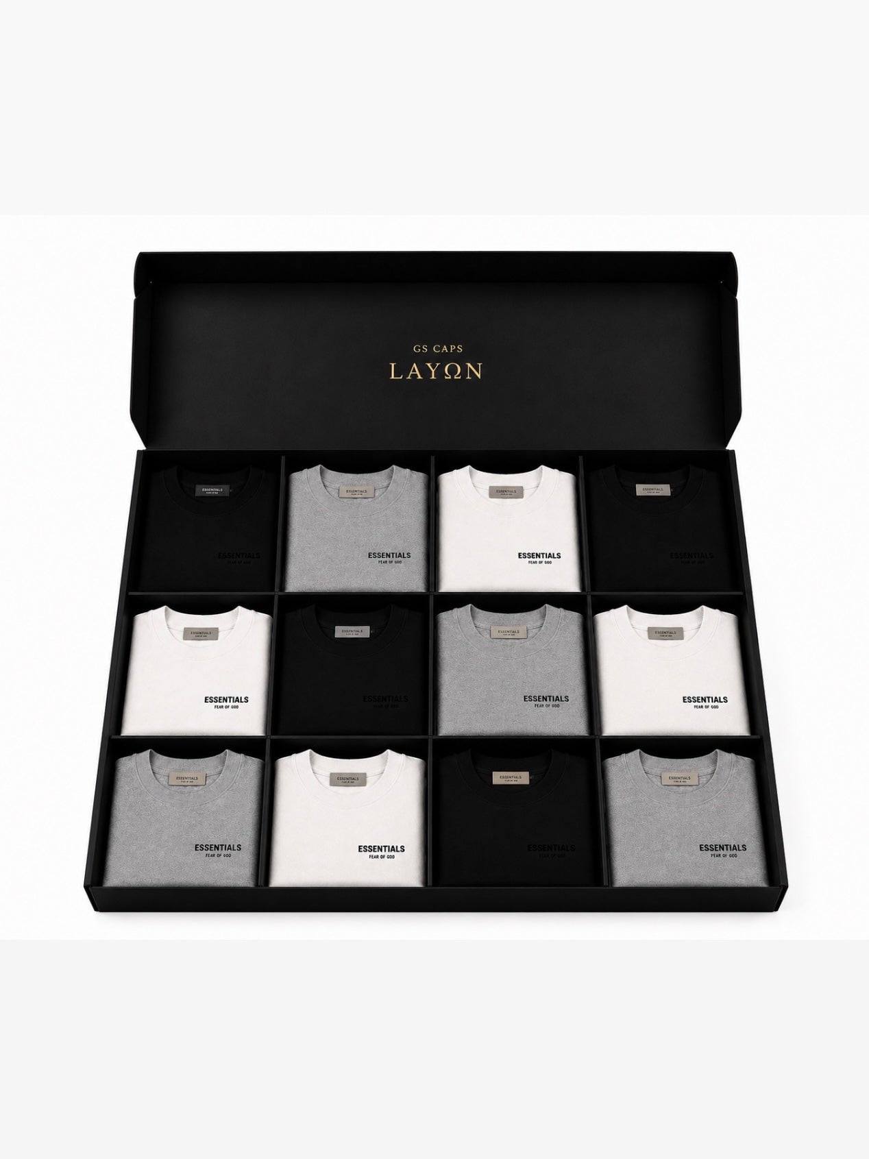 PACK 12 PLAYERAS ESSENTIALS