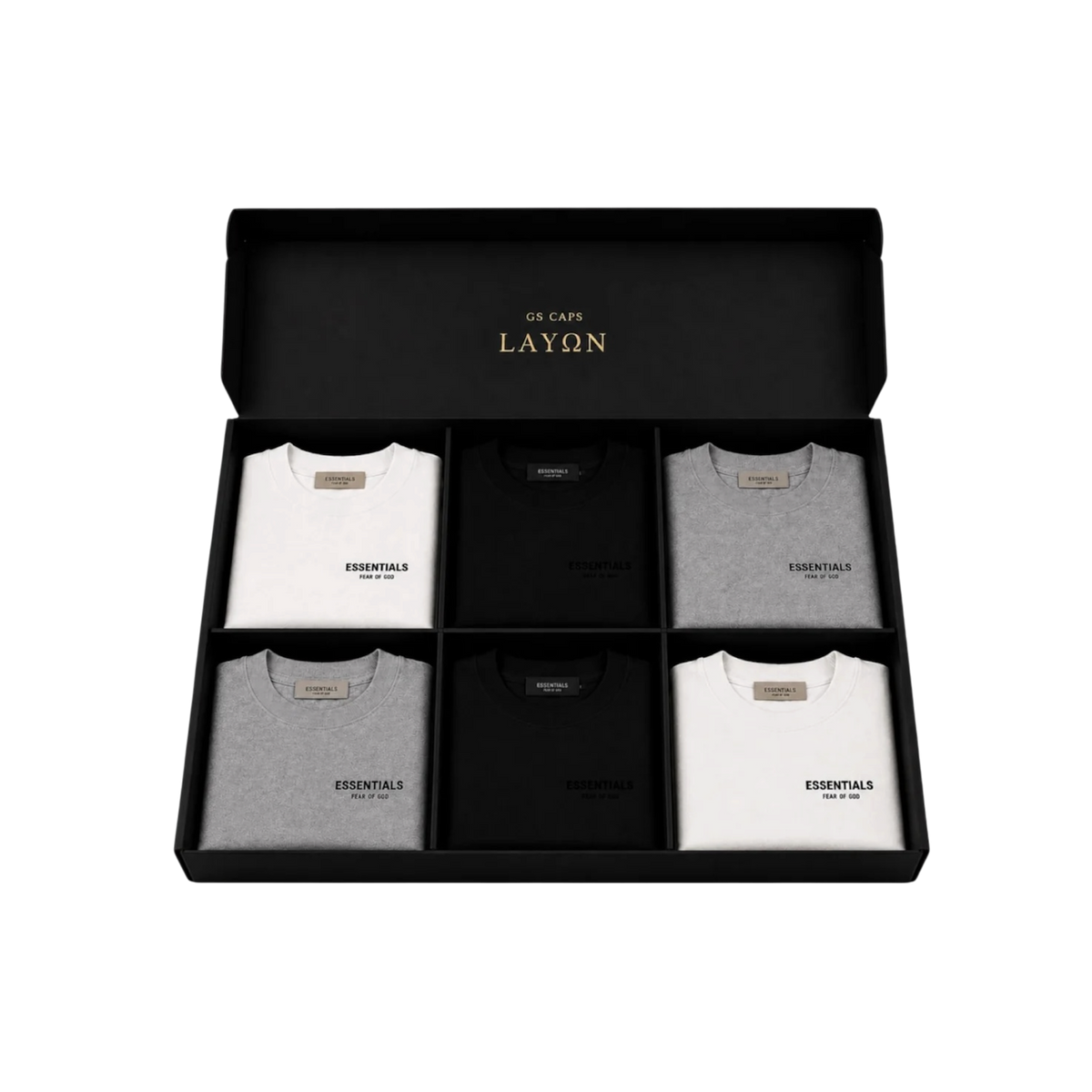 PACK 6 PLAYERAS ESSENTIALS